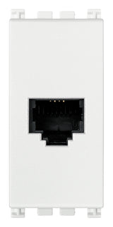 Arke RJ11 Phone Jack 6/4 White