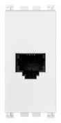 Arke RJ11 Phone Jack 6/4 White
