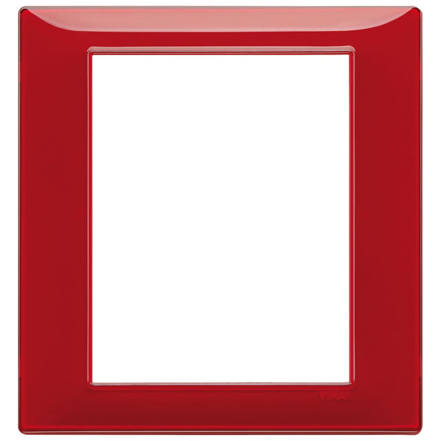 Vimar Plana Plate 8M Technopolymer Reflex Ruby