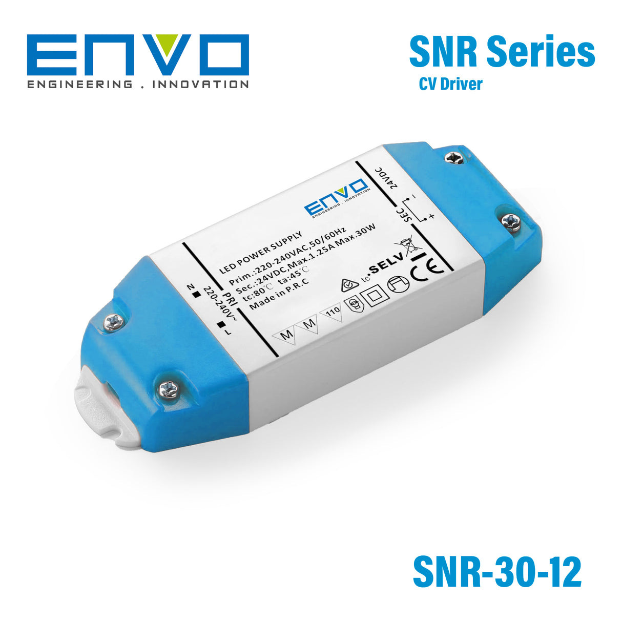Envo EV-SNR-30-12 LED Driver 30W 12V 2.5A