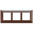 Vimar Plana Plate 6M Technopolymer Iridescent Brown