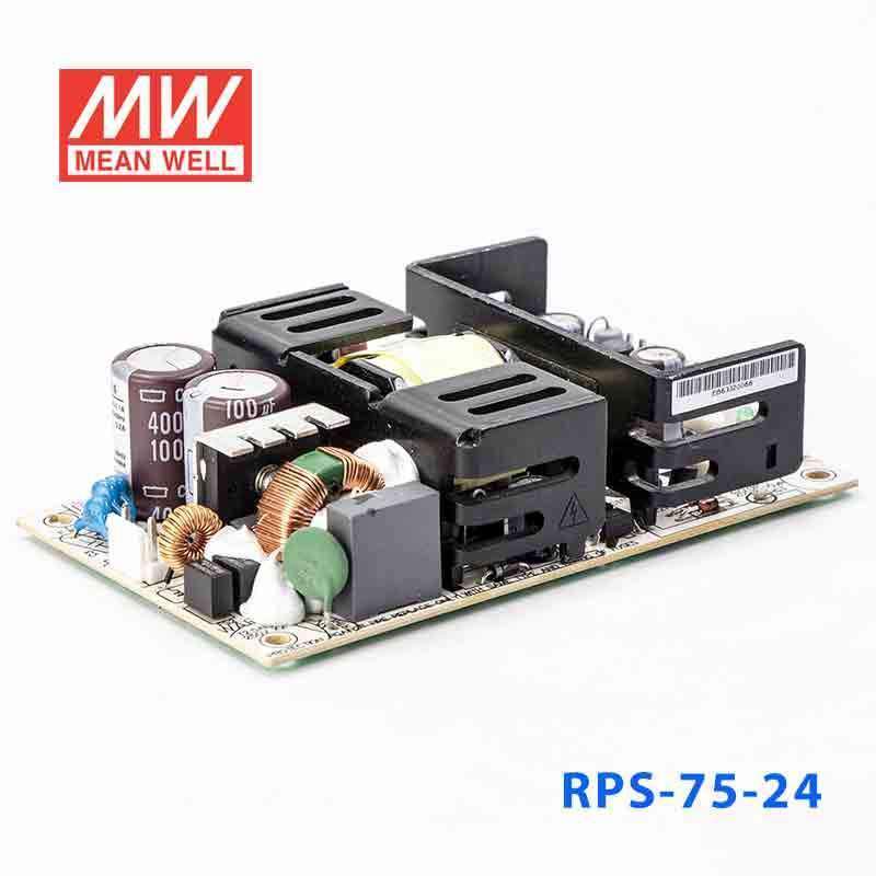 Mean Well RPS-75-24 Green Power Supply W 24V 3.2A - Medical Power Supply - PHOTO 1