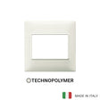 Vimar Plana Plate 3M BS Technopolymer Ivory