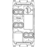 Vimar Plana Antibacterial 1P 16AX 2-Way Switch White - PHOTO 2
