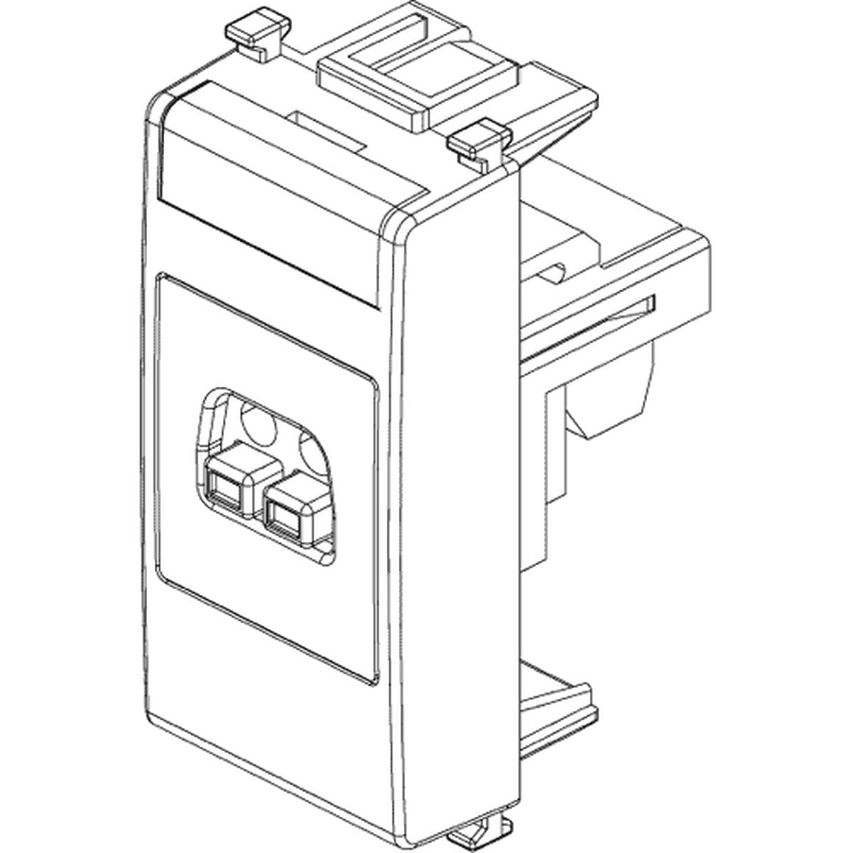 Plana Speaker Connector White - PHOTO 1