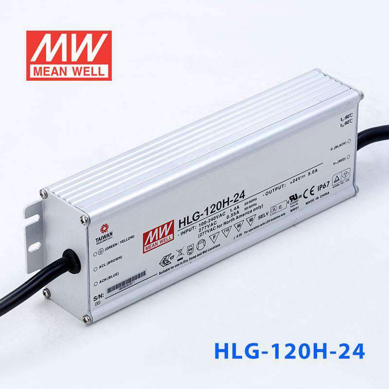 Mean Well S-HLG-120H-24 Power Supply 120W 24V with AU/NZ plug 5A - PHOTO 1