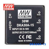Mean Well DKA30A-15 DC-DC Converter - 30W - 9~18V in ±15V out 1A - PHOTO 2