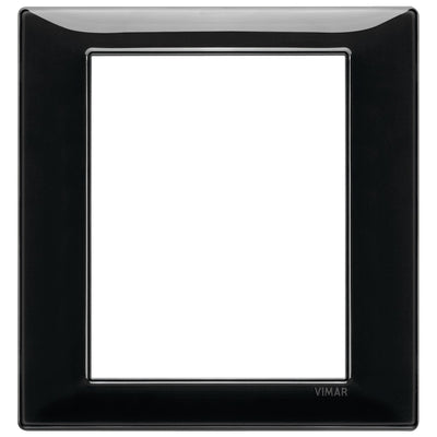 Vimar Plana Plate 8M Technopolymer Black