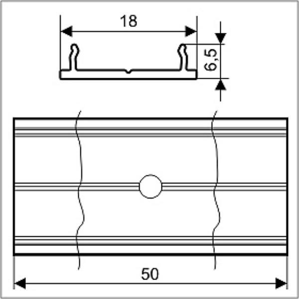 Archilight Metal Straight Joiner - 18mm Width - 4mm Thick - PHOTO 1