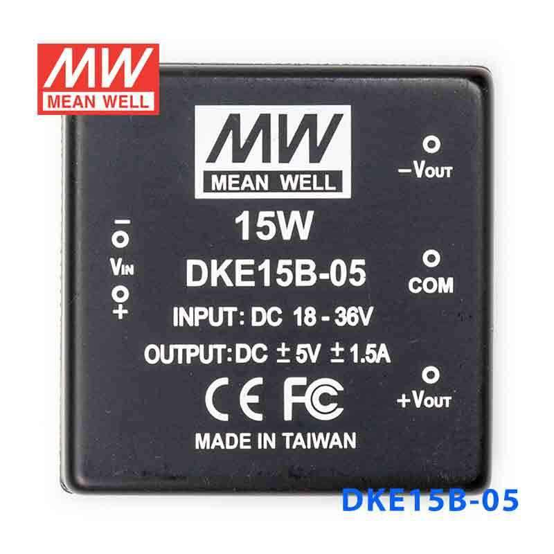 Mean Well DKE15B-05 DC-DC Converter - 15W - 18~36V in ±5V out 1.5A - PHOTO 2