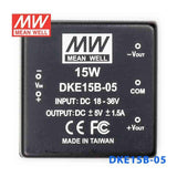 Mean Well DKE15B-05 DC-DC Converter - 15W - 18~36V in ±5V out 1.5A - PHOTO 2