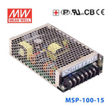 Mean Well MSP-100-15  Power Supply 105W 15V 7A