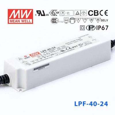 Mean Well LPF-40-24 Power Supply 40W 24V 1.67A