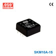 Mean Well SKM10A-15 DC-DC Converter - 10W - 9~18V in 15V out 666mA