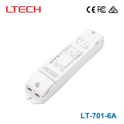 Ltech LT-701-6A Constant Voltage Controller - 0-10V/Push Dimmable
