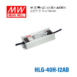 Mean Well HLG-40H-12AB Power Supply 40W 12V - Adjustable and Dimmable 3.33A