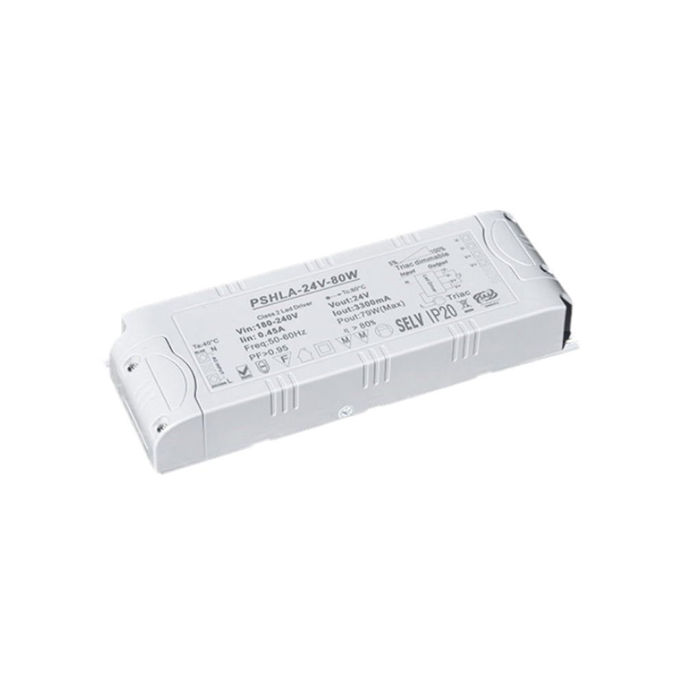 Thinkwise PSHLA-24V-80W Triac Dimmable Power Supply - 80W 24V 3.3A -  Screw Terminal