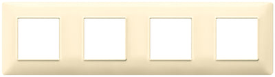 Vimar Plana Plate 8M Technopolymer Cream