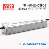 Mean Well HLG-240H-C1050A Power Supply 249.9W 1050mA - Adjustable
