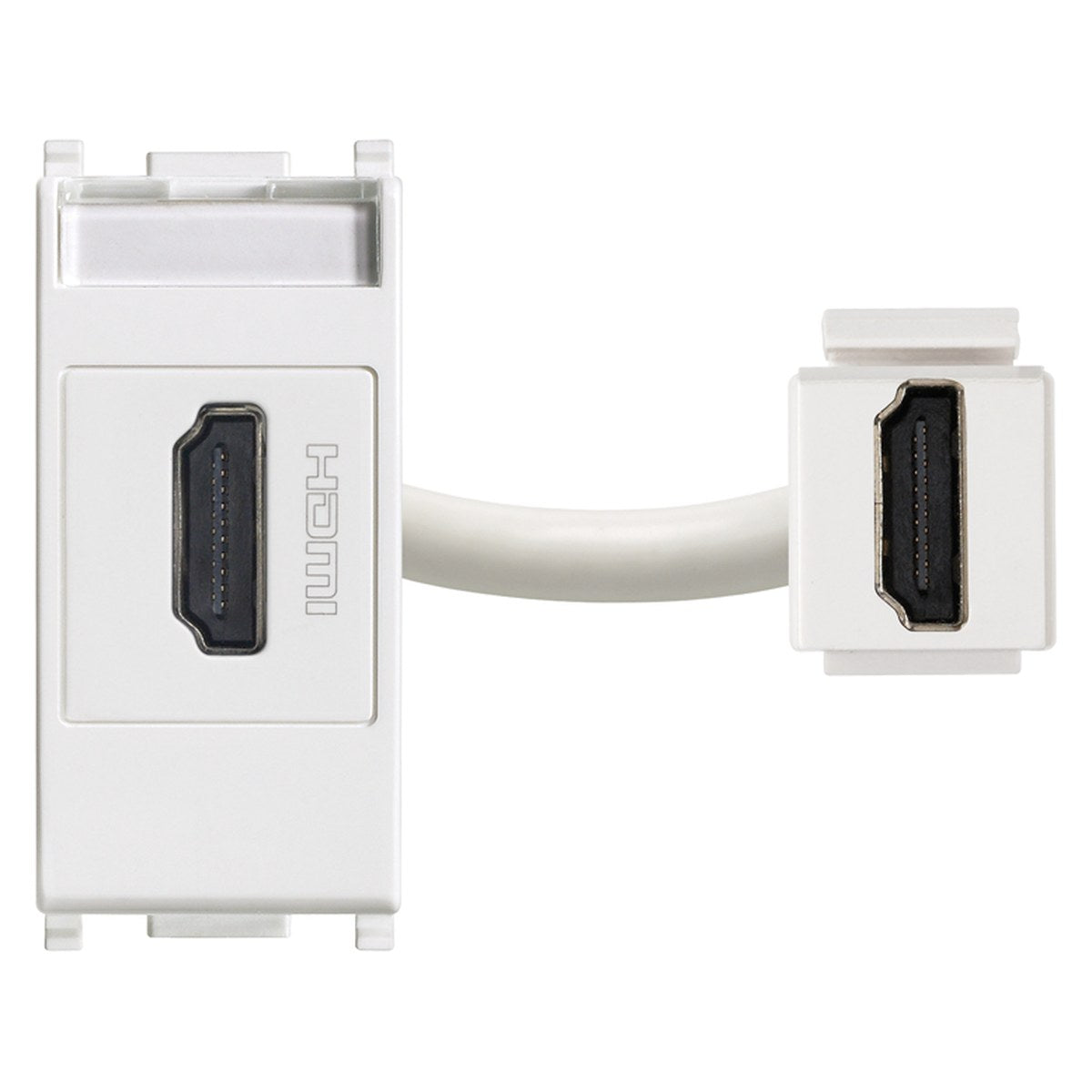 Plana HDMI Socket Connector White