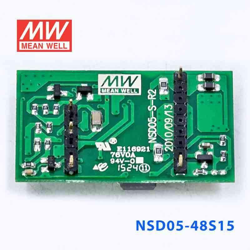 Mean Well NSD05-48S15 DC-DC Converter - 4.95W - 18~72V in 15V out 333mA - PHOTO 2