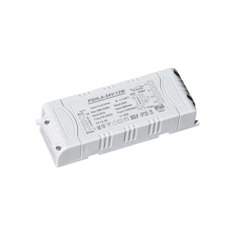 Thinkwise PSHLA-24V-12W Triac Dimmable Power Supply - 12W 24V 0.5A -  Screw Terminal