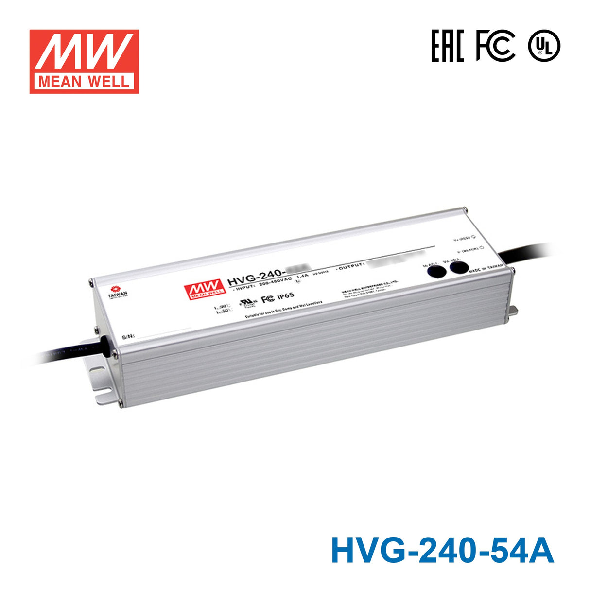 Mean Well HVG-240-54A Power Supply 240W 54V - Adjustable