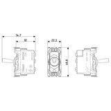Vimar Eikon 1P 10AX 2-Way Switch Vintage White - PHOTO 1