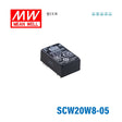 Mean Well SCW20W8-05 DC-DC Converter - 20W 9~75V DC in 5V out 10mA