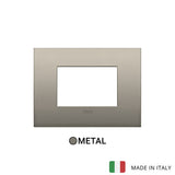 Vimar Arke Classic Plate 3M Metal Matt Beige