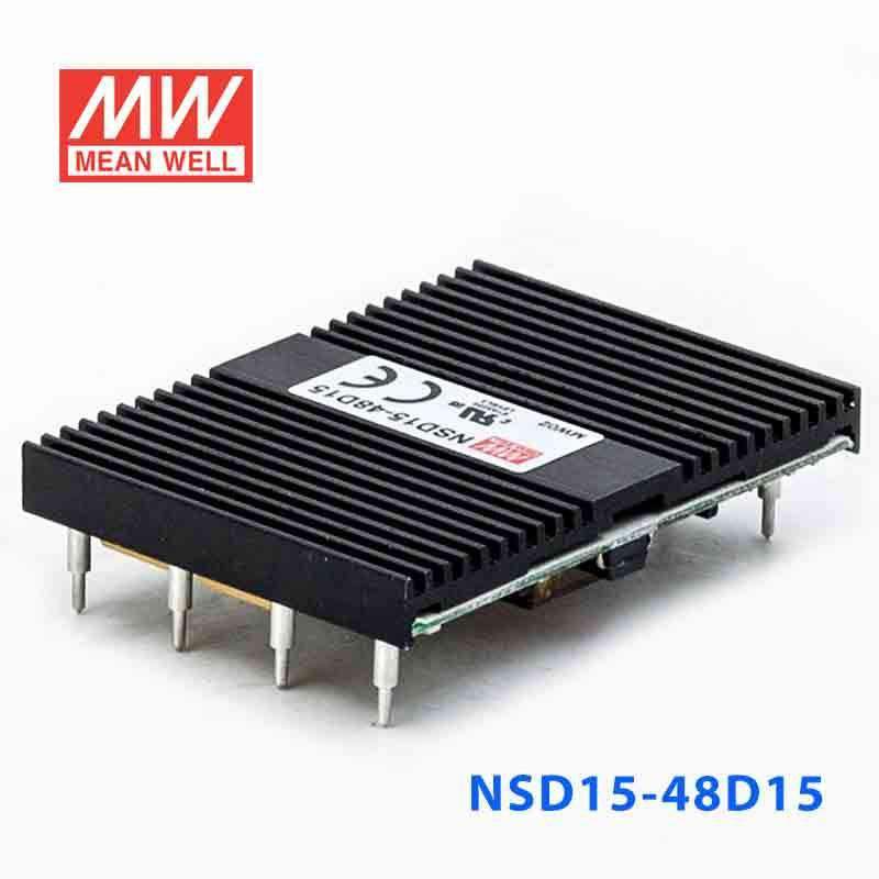 Mean Well NSD15-48D15 DC-DC Converter - 15W - 18~72V in ±15V out 500mA - PHOTO 1