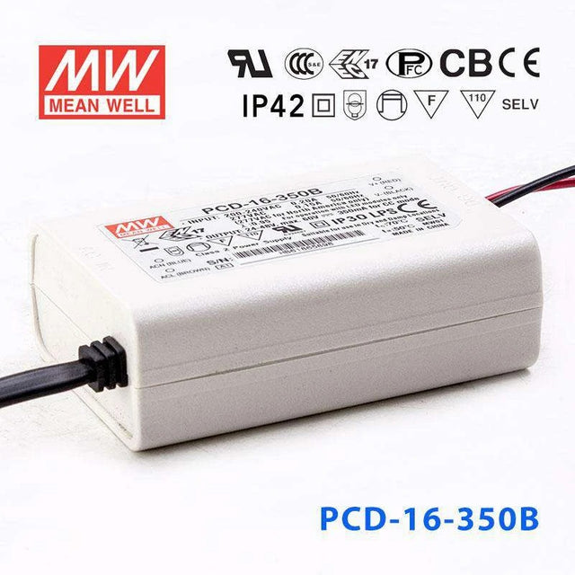 Mean Well PCD-16-350B Power Supply 16W 350mA