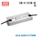 Mean Well HLG-320H-C1750B Power Supply 320.25W 1750mA - Dimmable