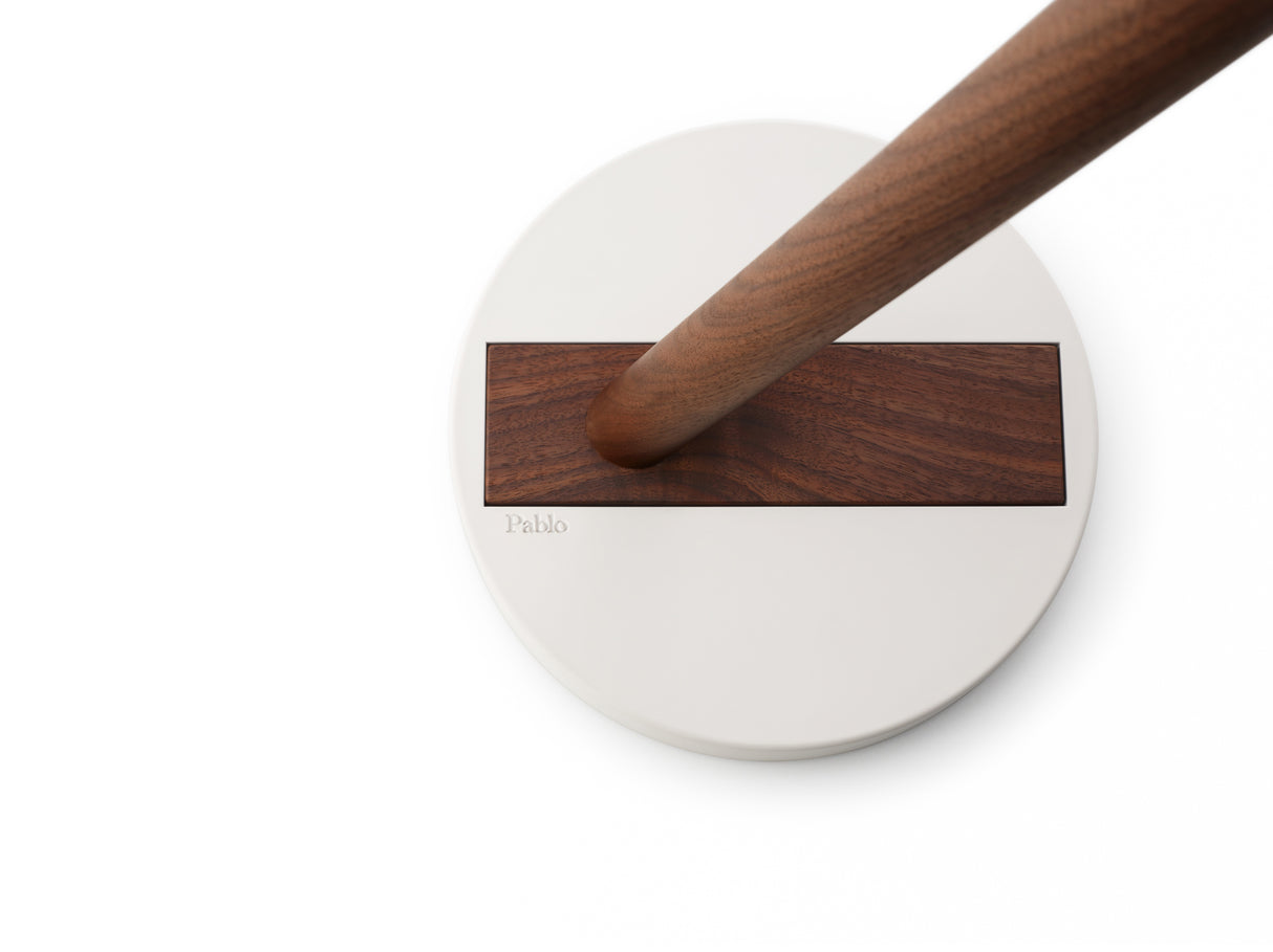 Pablo Floor Clamp Light 9W White Oak, Red Cable - PHOTO 2