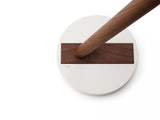 Pablo Floor Clamp Light 9W White Oak, Red Cable - PHOTO 2