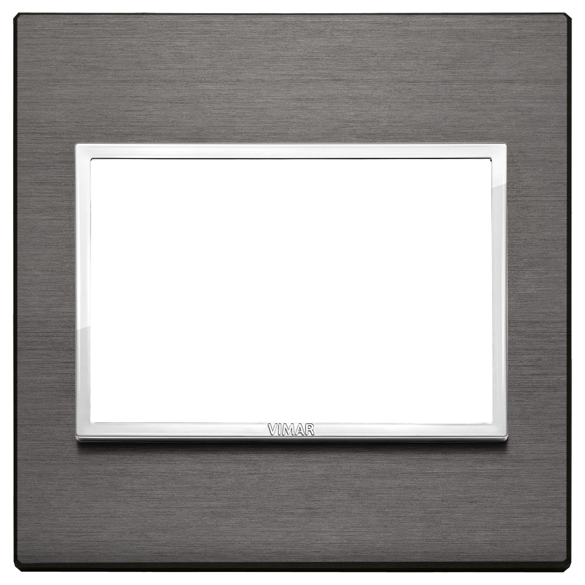 Vimar Eikon Evo Plate 3M Aluminium Lava Grey