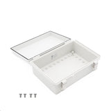 Boxco P-Series 190x280x100mm Plastic Enclosure, IP67, IK08, ABS, Grey Cover, Molded Hinge and Latch Type - PHOTO 2