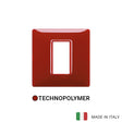 Vimar Plana Plate 1M Technopolymer Reflex Ruby