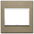 Vimar Eikon Evo Plate 3M Aluminium Dark Bronze