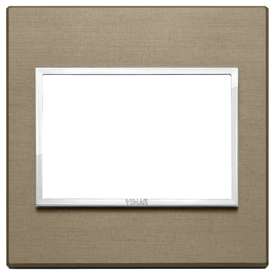 Vimar Eikon Evo Plate 3M Aluminium Dark Bronze