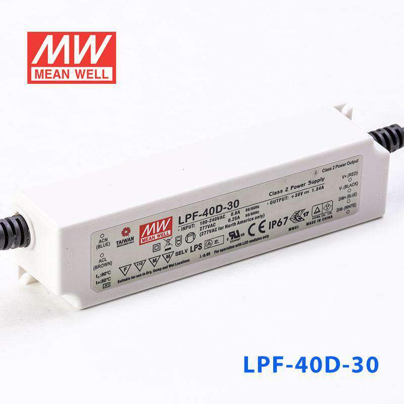 Mean Well LPF-40D-30 Power Supply 40W 30V - Dimmable - PHOTO 1