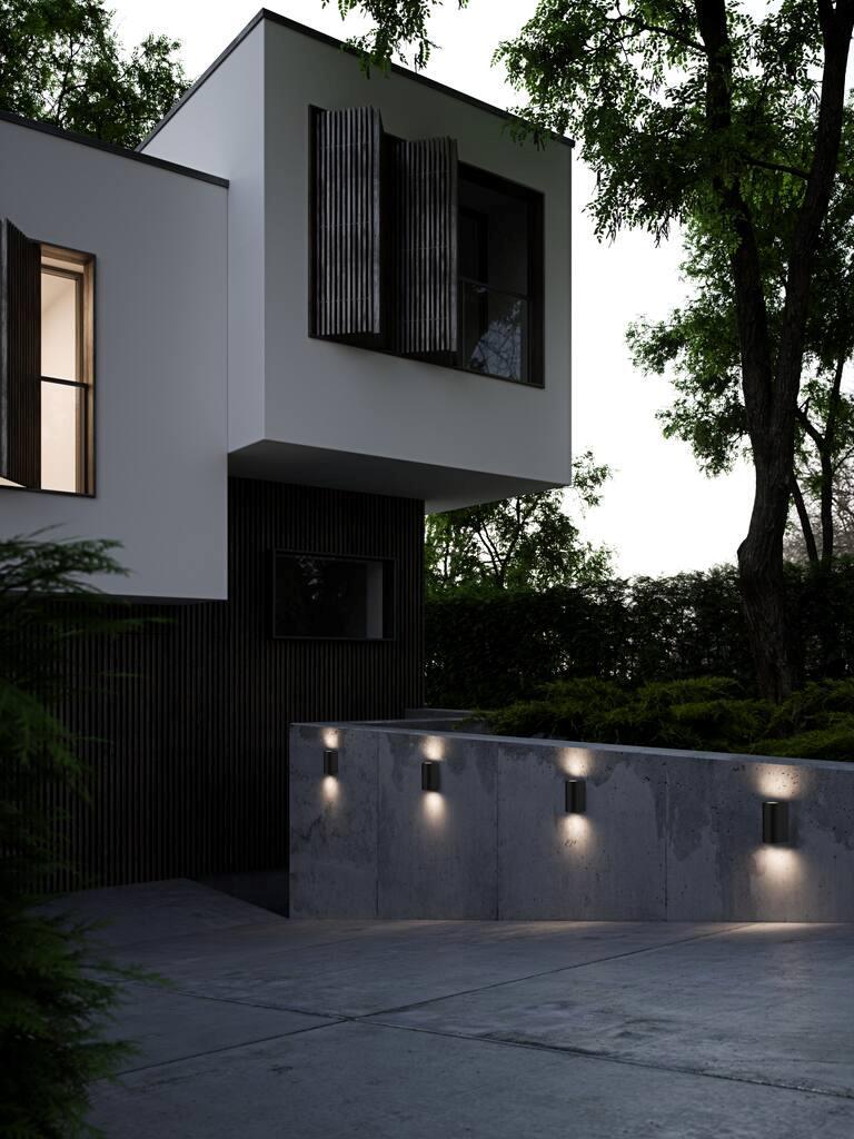 Nordlux Wall Asbol Black - PHOTO 1
