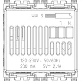 Arke USB Supply Unit 2M 5V 1A Grey - PHOTO 2