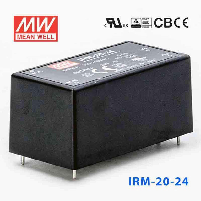 Mean Well IRM-20-24 Switching Power Supply 3W 24V 0.9A - Encapsulated