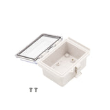 Boxco P-Series 90x120x70mm Plastic Enclosure, IP67, IK08, PC, Transparent Cover, Molded Hinge and Latch Type - PHOTO 2