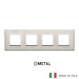 Vimar Eikon Evo Plate 8M (2+2+2+2) 71MM Aluminium Neutral Bronze