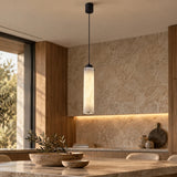 Archilight Alabaster-Stone Vertical Spindle Pendant 400 — illustrative scene