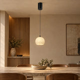 Archilight Alabaster-Stone Orbi Semi Sphere Pendant 120 — illustrative scene