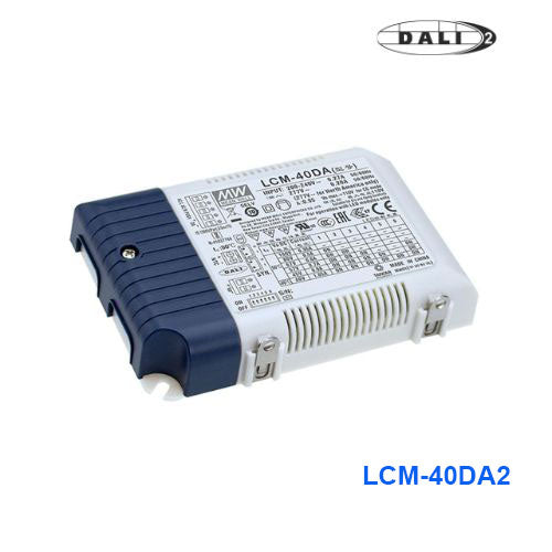 Mean Well LCM-40DA2 Power Supply 40W 350mA 500mA 600mA 700mA(default) 900mA 1050mA - DALI2 and Push