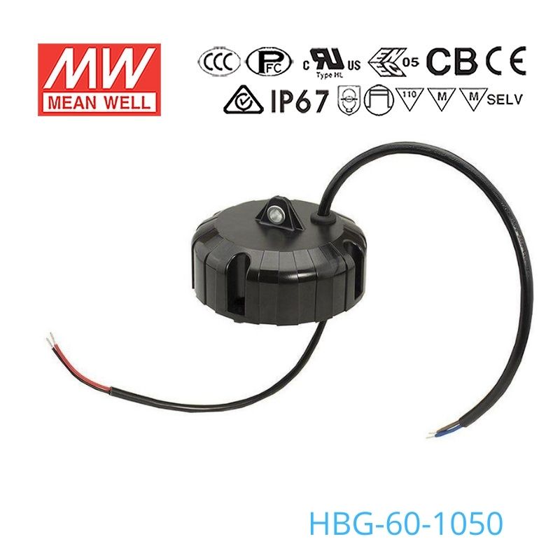 Mean Well HBG Series Power Supply 1050mA (60W)